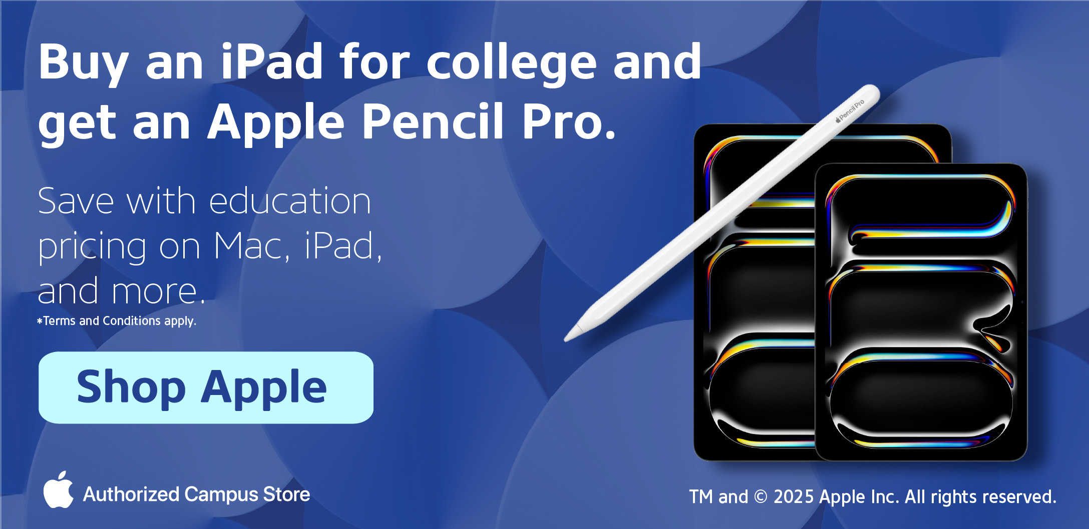 Buy an IPad for college and get the new apple pencil pro.