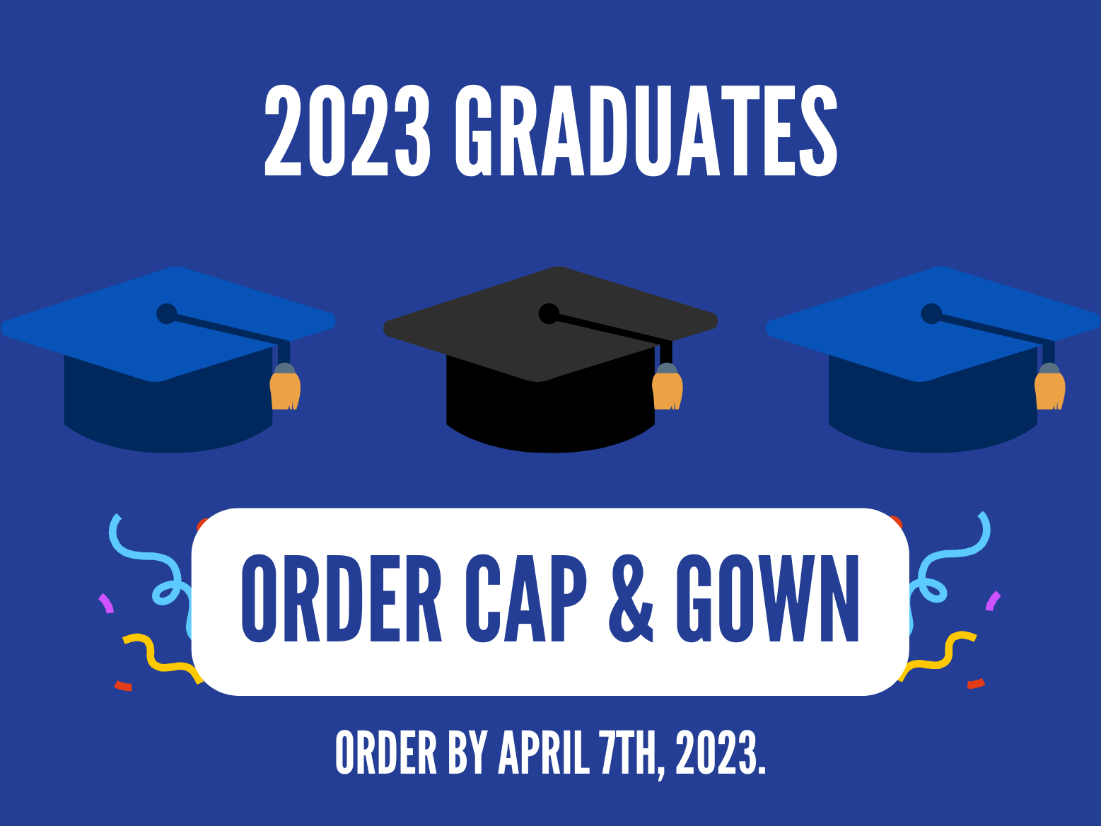 Order cap and gown