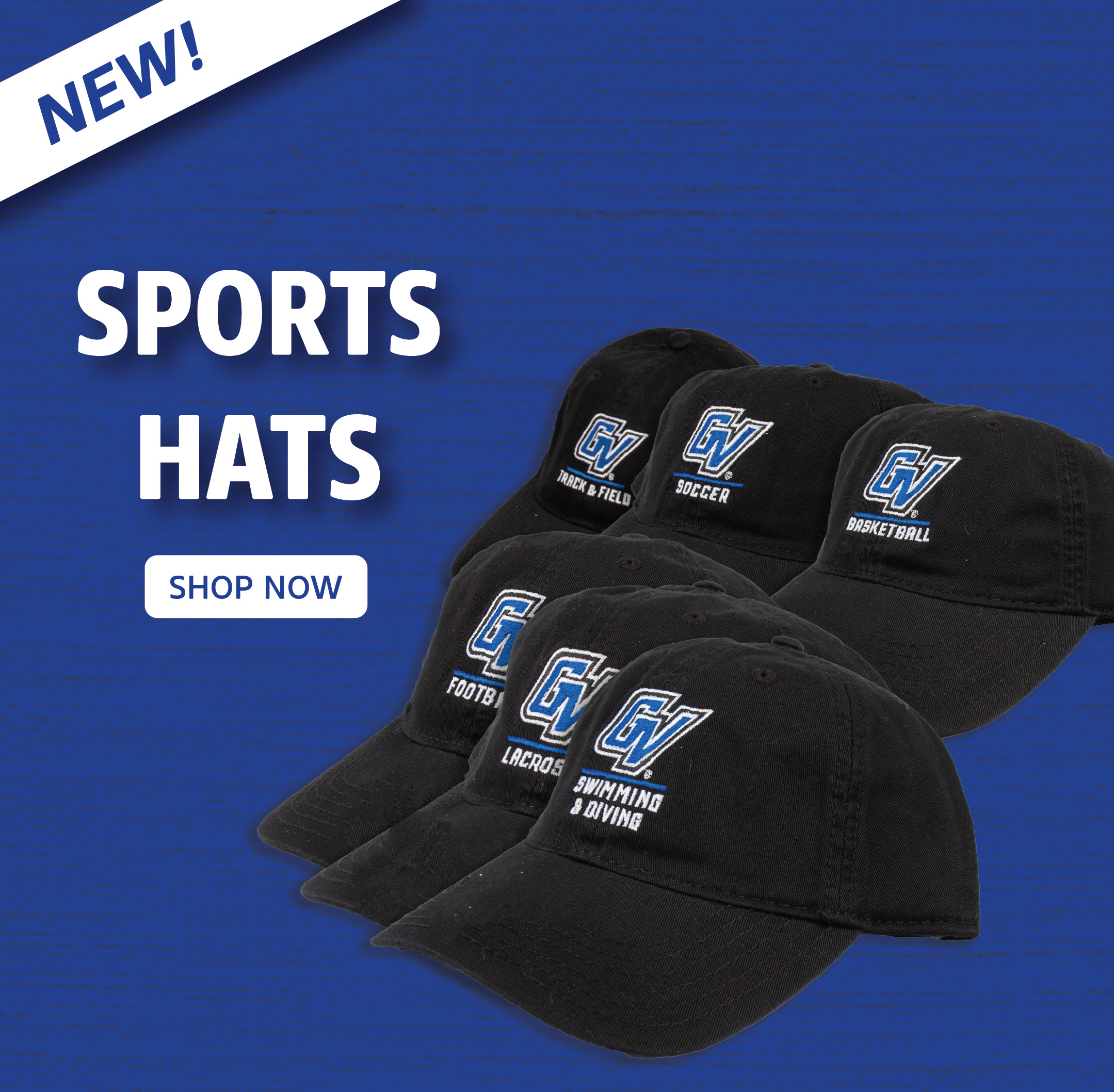 Shop our new sports caps!