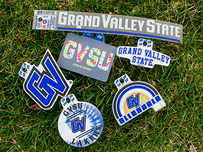 Layout of GV stickers.